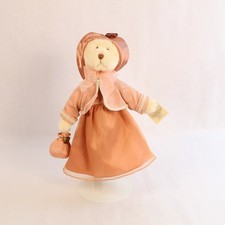 Vintage Russ Berrie Tovah 13" Plush Teddy Bear Doll Pre-Owned Stain