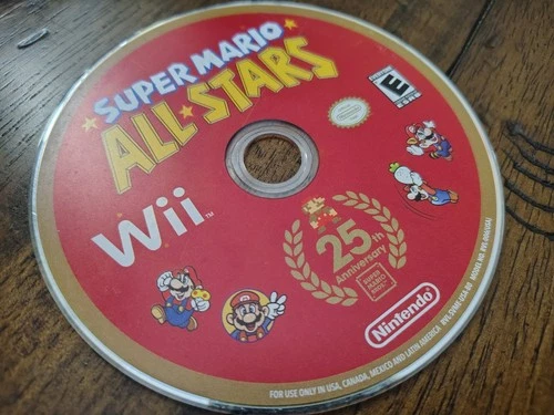 Super Mario All Stars (Nintendo Wii, 2011) Disc Only