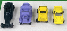 Lot of 4 Tootsie Toys Metal Cars 1930s-1970s