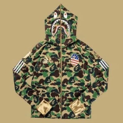 BAPE A Bathing APE adidas Shark S Size Shark Hoodie Bape