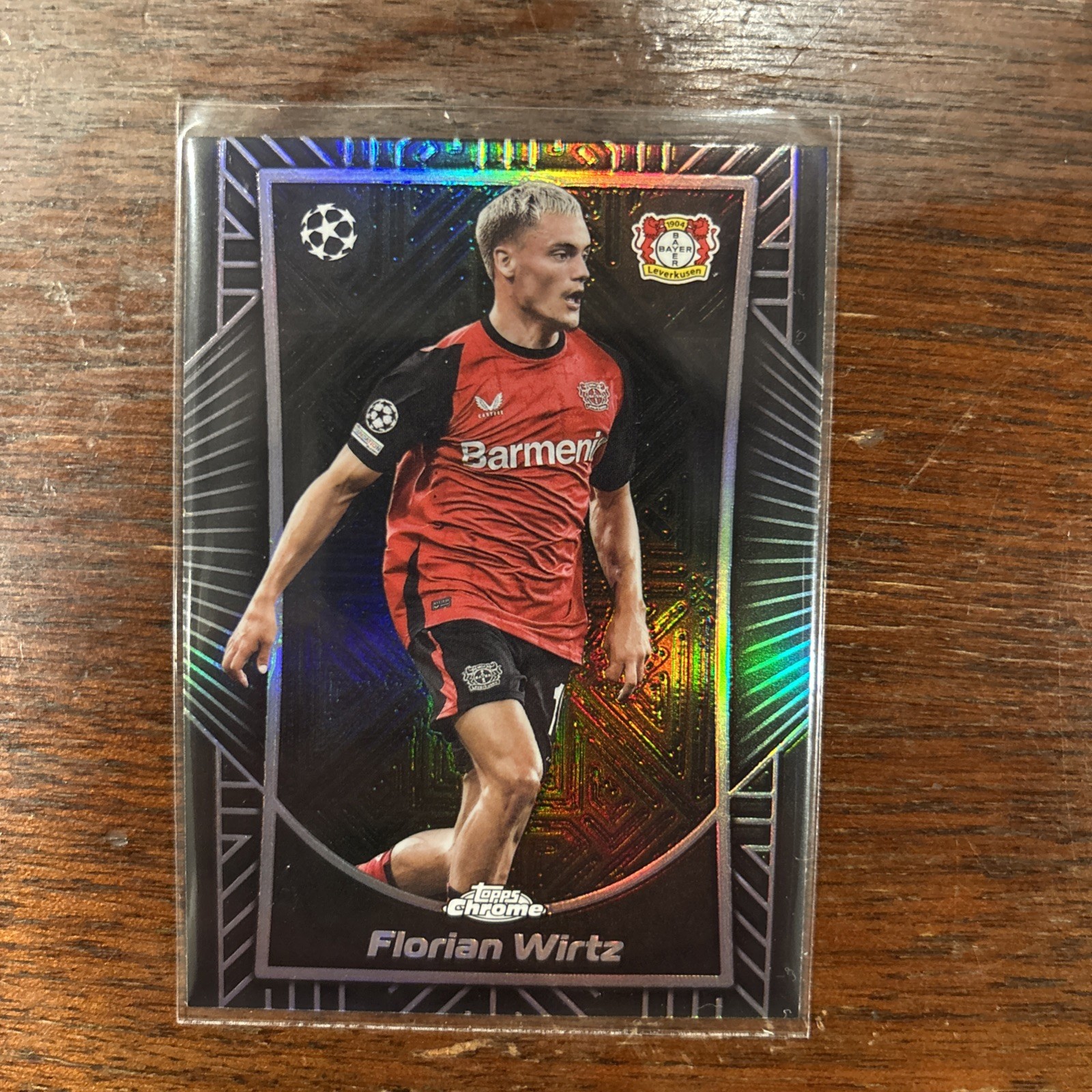 2024-25 Topps Chrome UEFA Florian Wirtz Shadow Etch #SE-12