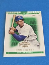 ERNIE BANKS -  2007 TOPPS TRIPLE THREADS BASE CARD #12 EMERALD PARALLEL /239