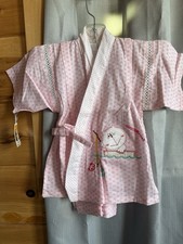 BRAND NEW Japanese Yukata summer cotton kimono Jinbei 2 pieces unisex 90cm 2T