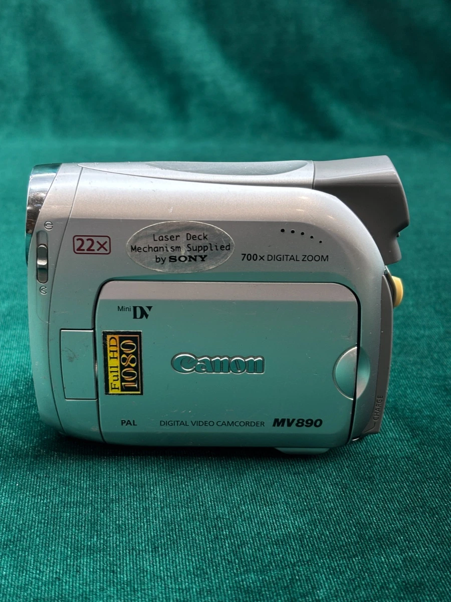 Camescope Canon MV600i MiniDV – Argenté Avec Accessoires Parfait État