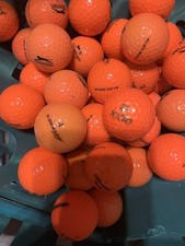 40 pomarańczowych piłek golfowych - mieszanka gatunków mięty i perł