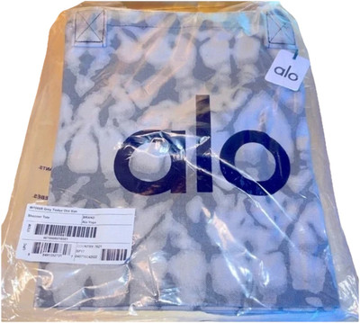 国内在庫・即納可能 Alo Yoga Iconic Shopper Tote alo womens Iconic Shopper Tote Grey Tie dye oversized bag | eBay