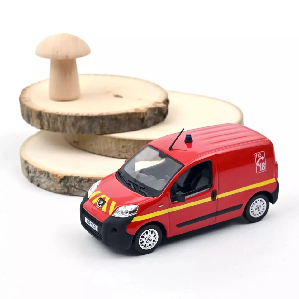 PEUGEOT BIPPER 2009 - Voiture pompiers SDIS VLU fire France- 1/43 NOREV 479838 - Photo 2/2