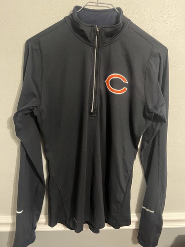 Felpa sportiva Nike Chicago Bears nfl donna nera quarto zip Medium - Foto 1 di 8