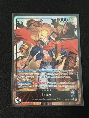 Lucy (Alt Art) OP15-002 L Adventure on KAMI's Island - ONE PIECE Card ENGLISH 