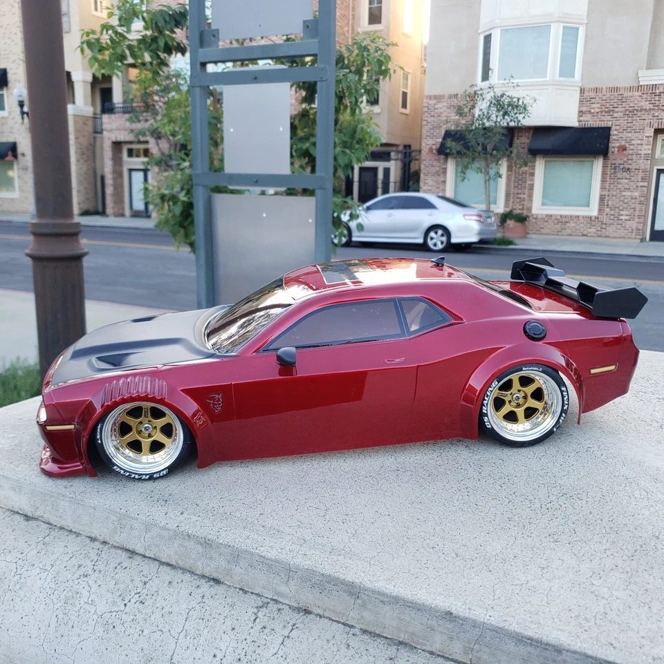 200mm 1/10 Custom Paint HELLCAT 4Tec-2 drift DC10 HPI YD2 MST TT02 Body Only - Image 4 of 4