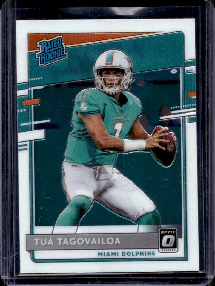 2020 Donruss Optic Tua Tagovailoa Rookie RC #152 Dolphins