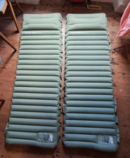 2 Kilos Gear Air Sleeping Pads, green,  adult size, barely used.