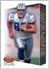 David LaFleur 1997 Topps Stars NFL Football #104 Dallas Cowboys Rookie Card RC. rookie card picture