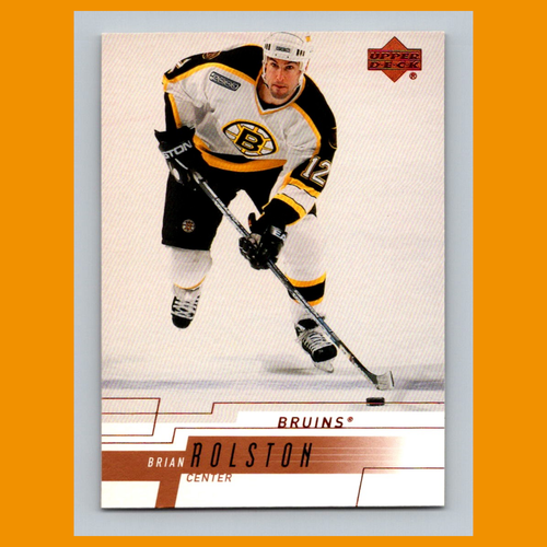 Brian Rolston #14 2000 Upper Deck Boston Bruins Hockey Card NHL NM - Bild 1 von 3