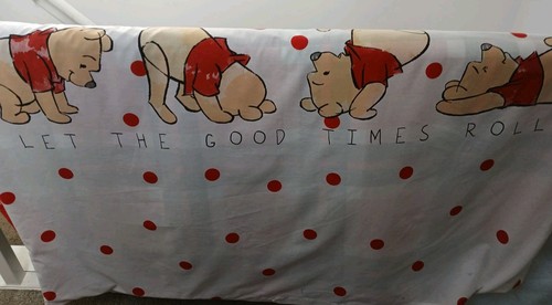 Disney Winnie The Pooh Cotton Mix Single Duvet Bed Set Cover Pillowcase - Picture 2 of 4