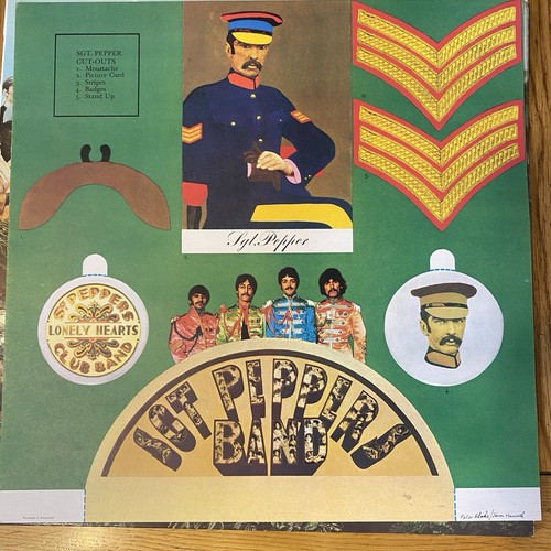 The Beatles Sgt Pepper Early Press Vinyl Complete 1967 - Foto 7 di 13