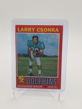 Topps Larry Csonka #45 Miami Dolphins 1971 Vintage Football Trading Card