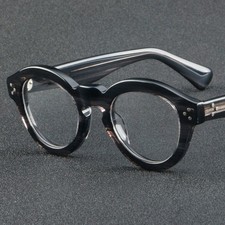 Thick Acetate Retro Reading Glasses Full Rim Women Men Readers Rivet Eyeglasses