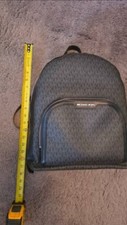 Michael Kors Large Black Zip-Backpack
