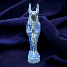 Egyptian Pharaonic Anubis Antique Statue BC Unique Rare Ancient Antiques