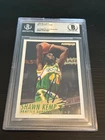Shawn Kemp 1994-95 Fleer Autograph Beckett Authentic Seattle Supersonics