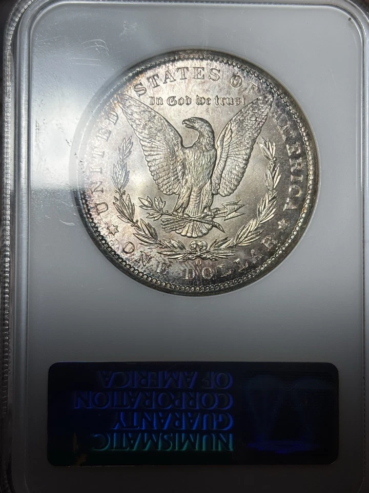 1899-O NGC MS64 Morgan Dollar, Old Vintage Fatty Better Date, Elegant Toned, PQ! - Image 4 of 4