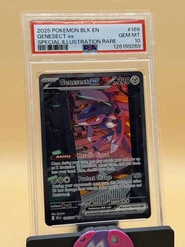 Genesect Ex SIR Black Bolt 169/086 PSA 10