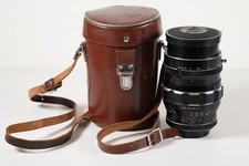 Rare Isco Gottingen Tele Iscaron 135mm F2.8 Lens - Original Leather Case Exacta