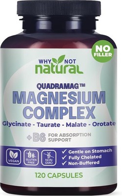 Magnesium Complex  GlycinateTaurateMalateOrotate Vitamin B6 All Natural