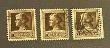 (3) Vintage 10 Cent Stamps Jane Addams - 1940 - United States Postage