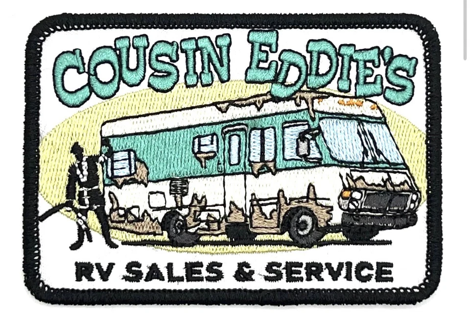 Cousin Eddie’s RV Lampoons Christmas Vacation Movie Retro Vintage Style Patch