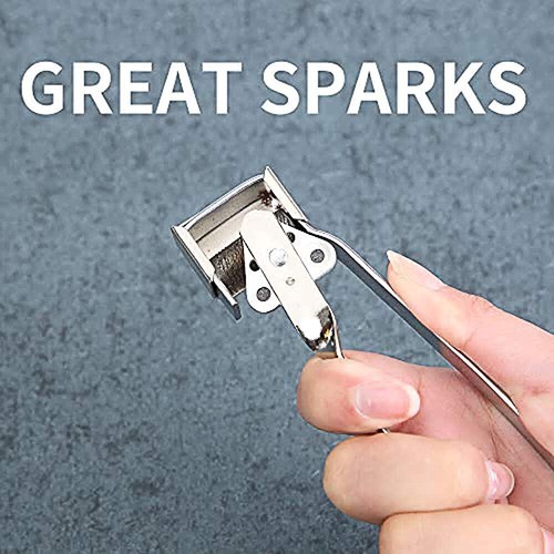 Triple Flint Striker Set With Replacement 6 Rotatable Triple Flints Long Lasting - Picture 4 of 19