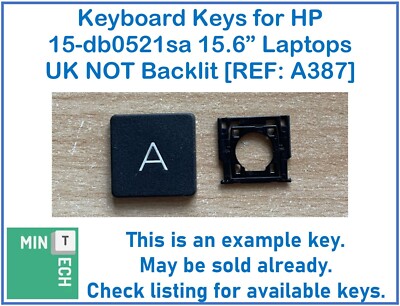 Tastatur Ersatz Tasten für HP 15-db0521sa 15,6'' Laptops UK Layout NICHT Hintergrundbeleuchtung