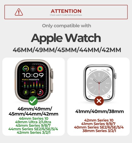 Armband für Apple Watch Ultra 2 / Ultra 49mm, für Apple Watch Series 10 46mm Band - Bild 50 von 60