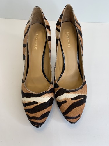 nine west leopard print booties