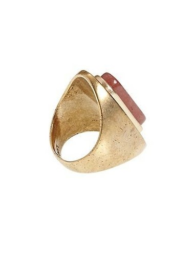 LUCKY BRAND Women's Stylish Dyed Jade Statement Ring Size 7 Antique Gold NTW $35 - Picture 3 of 5