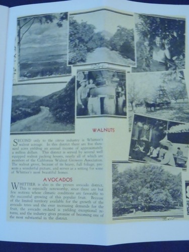 WHITTIER CHAMBER OF COMMERCE Booster Brochure - 1930s COVER by G. D. Heisley - Picture 21 of 24