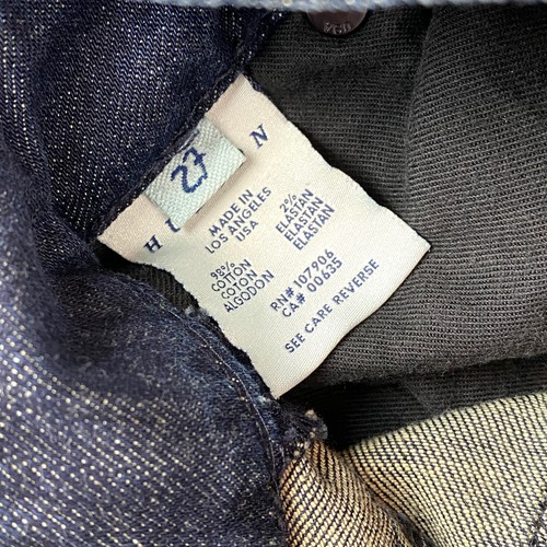 Jeans Hudson denim elasticizzati taglia 27 in Ell lavaggio scuro bootcut - Foto 5 di 5