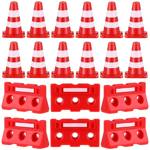 24 Pcs Jouet De Barricade Panneau Signalisation Enfant Accessoires