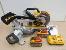 DeWALT DCS365 18v xr 184mm CROSSCUT MITRE SAW + 2 X DCB547 9 AH & DCB118 CHARGER
