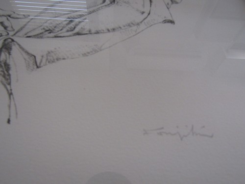 Foujita Léonard / Madone / Lithographie signée et numérotée à la main - Foto 2 di 6