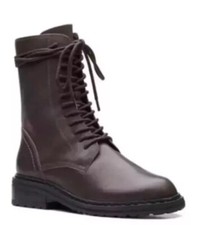 Clarks Tilham Lace Ladies Dark Brown Leather Ankle Boots UK 6 D EUR 39.5