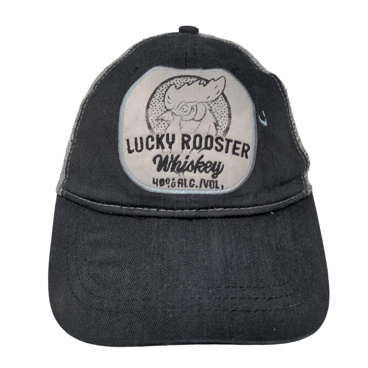 Lucky 38 Trucker Hat Adjustable Mesh Back Unisex Cap Black Polyester RIVEMUG Lucky Me I See Money Trucker Hat Mid Crown Curved  main image 3