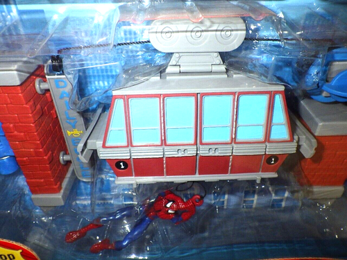 Spider-man Motorized Web Swinger With Real Working Tram Car from Japan Rare New - Picture 14 of 24