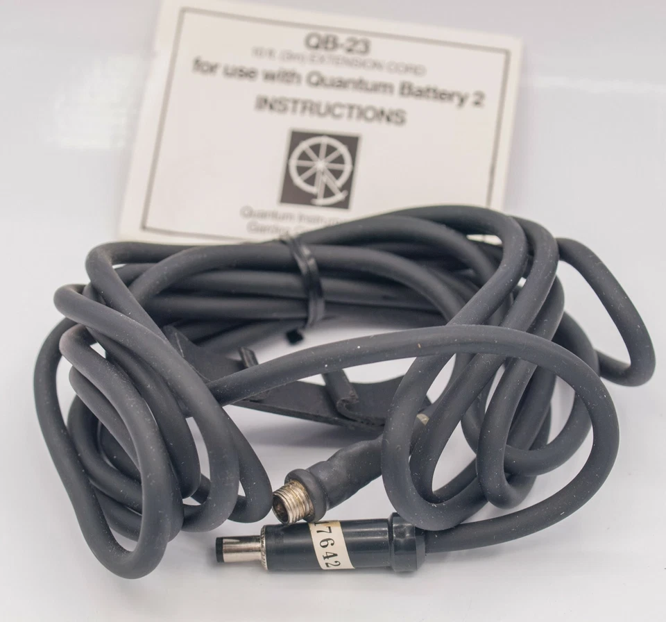 NOS - Quantum QB-23 10ft. Battery 2 Power Cable Extension - Image 3 of 3