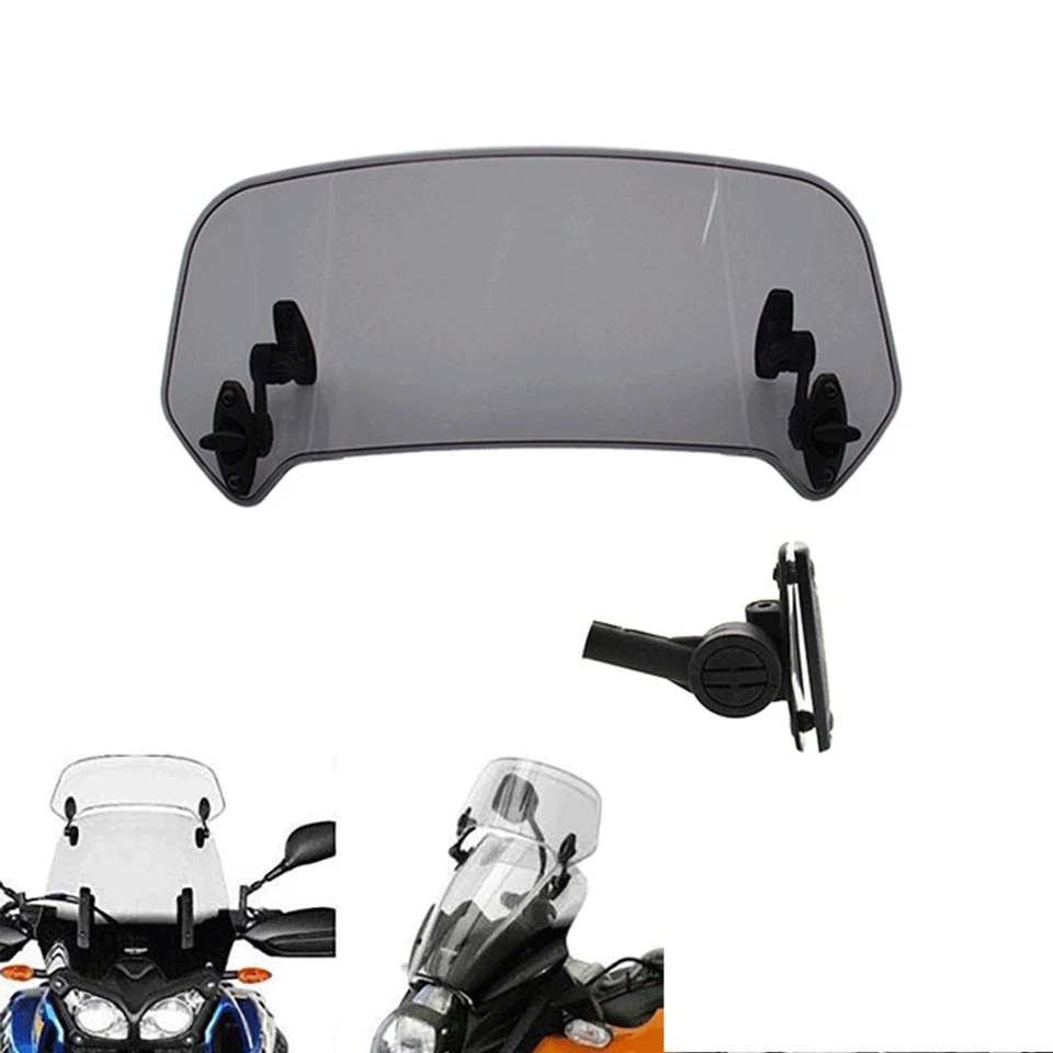 For BMW F800 R1200GS Adjustable Windscreen Windshield Screen Deflector Lockable Foto 2 de 3