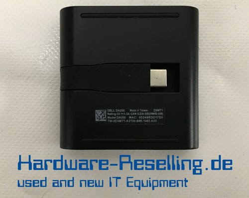 DELL DA200 USB-C Mini Docking Adapter DA200 HDMI VGA Ethernet YRPDK - Bild 3 von 4
