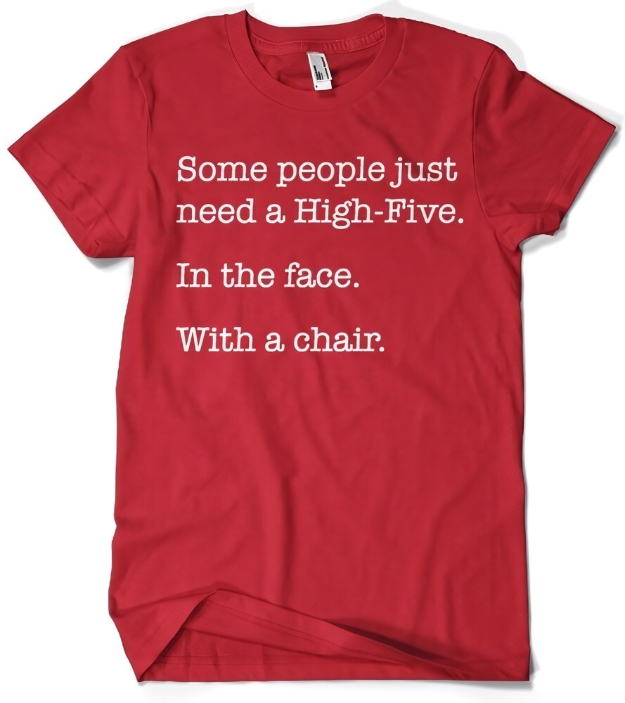 Гибрис Некоторым Людям Просто нужна Красная футболка Дай Пять 5390₽
