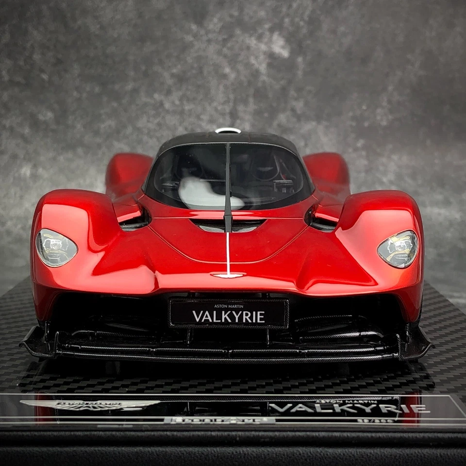 Frontiart 1/18 Aston Martin Valkyrie Supercar Model Met. Candy Red F106-77 LE300 - Image 3 of 4