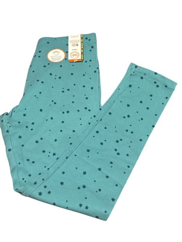 Wonder Nation Girls Tough Cotton Teal Star Leggings Size Plus X-Large - Picture 3 of 6